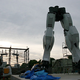 Image for article titled This is What Happened When Muhammad Ali Fought With a Gundam
